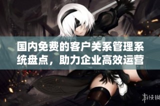 国内免费的客户关系管理系统盘点，助力企业高效运营与发展