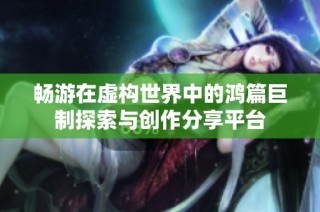 畅游在虚构世界中的鸿篇巨制探索与创作分享平台