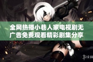 全网热播小巷人家电视剧无广告免费观看精彩剧集分享
