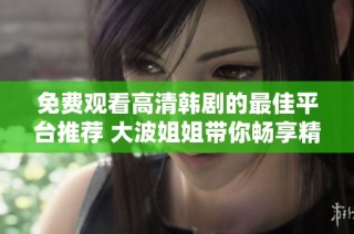 免费观看高清韩剧的最佳平台推荐 大波姐姐带你畅享精彩剧集