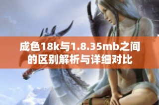 成色18k与1.8.35mb之间的区别解析与详细对比