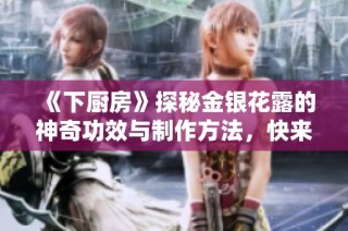 《下厨房》探秘金银花露的神奇功效与制作方法，快来了解吧