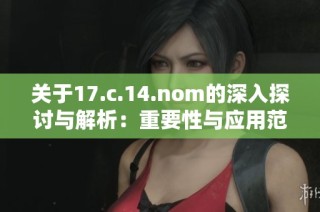 关于17.c.14.nom的深入探讨与解析：重要性与应用范围的全面概述