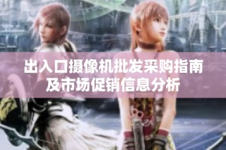 出入口摄像机批发采购指南及市场促销信息分析