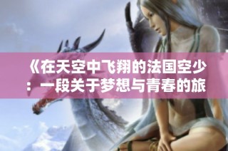 《在天空中飞翔的法国空少：一段关于梦想与青春的旅程》