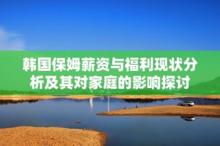 韩国保姆薪资与福利现状分析及其对家庭的影响探讨