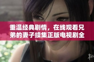 重温经典剧情，在线观看兄弟的妻子续集正版电视剧全剧分享
