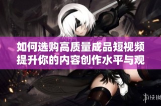 如何选购高质量成品短视频提升你的内容创作水平与观众吸引力