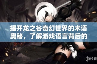 揭开龙之谷奇幻世界的术语奥秘，了解游戏语言背后的深意