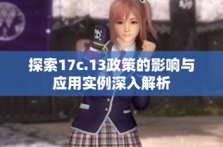 探索17c.13政策的影响与应用实例深入解析