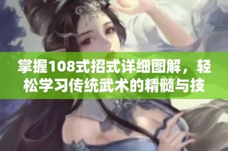 掌握108式招式详细图解，轻松学习传统武术的精髓与技巧
