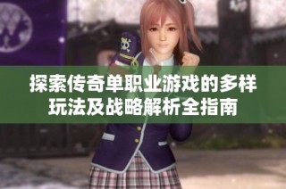 探索传奇单职业游戏的多样玩法及战略解析全指南