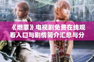 《燃罪》电视剧免费在线观看入口与剧情简介汇总与分析