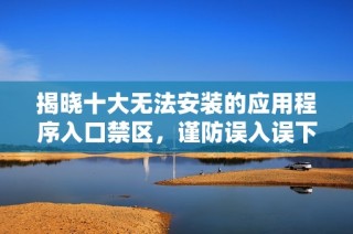 揭晓十大无法安装的应用程序入口禁区，谨防误入误下载