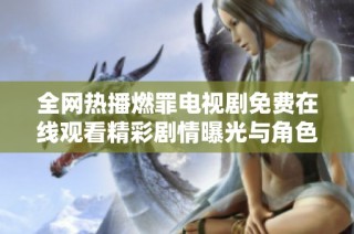 全网热播燃罪电视剧免费在线观看精彩剧情曝光与角色分析