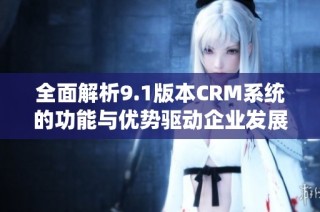全面解析9.1版本CRM系统的功能与优势驱动企业发展新机遇