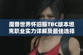 魔兽世界怀旧服TBC版本坦克职业实力详解及最佳选择推荐
