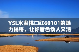 YSL水蜜桃口红60101的魅力揭秘，让你唇色动人又清新亮丽