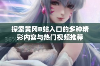 探索黄冈B站入口的多种精彩内容与热门视频推荐