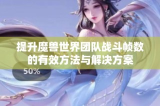 提升魔兽世界团队战斗帧数的有效方法与解决方案