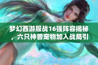 梦幻西游服战16强阵容揭秘，六只神兽宠物加入战局引关注