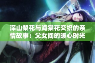 深山梨花与海棠花交织的亲情故事：父女间的暖心时光