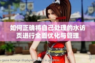 如何正确将自己处理的水访页进行全面优化与管理