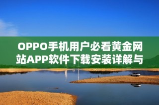 OPPO手机用户必看黄金网站APP软件下载安装详解与操作指南