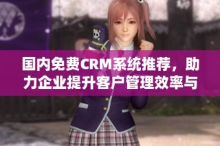 国内免费CRM系统推荐，助力企业提升客户管理效率与服务质量
