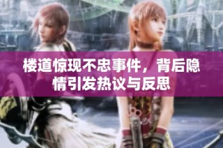 楼道惊现不忠事件，背后隐情引发热议与反思