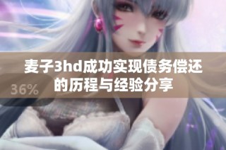 麦子3hd成功实现债务偿还的历程与经验分享