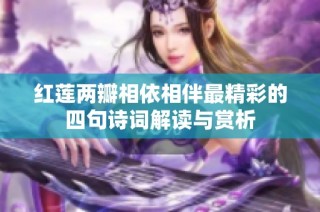 红莲两瓣相依相伴最精彩的四句诗词解读与赏析