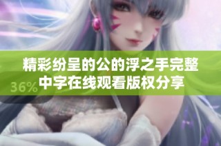 精彩纷呈的公的浮之手完整中字在线观看版权分享