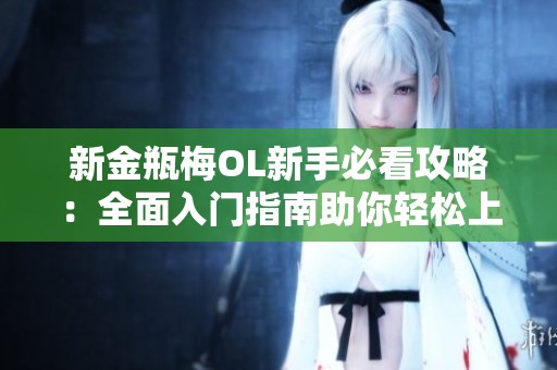 新金瓶梅OL新手必看攻略：全面入门指南助你轻松上手游戏
