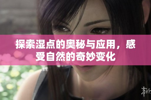探索湿点的奥秘与应用，感受自然的奇妙变化