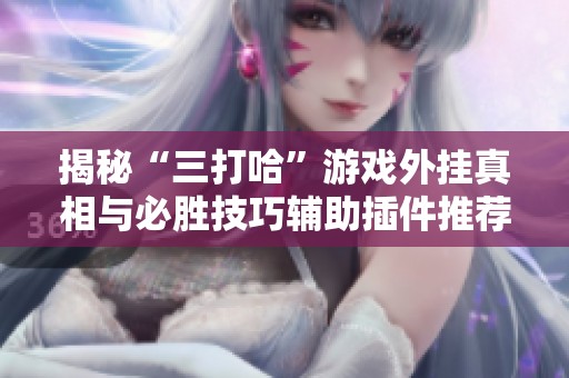 揭秘“三打哈”游戏外挂真相与必胜技巧辅助插件推荐