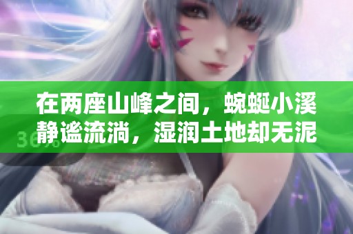 在两座山峰之间，蜿蜒小溪静谧流淌，湿润土地却无泥滩的故事