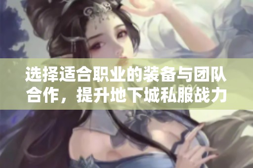 选择适合职业的装备与团队合作，提升地下城私服战力！