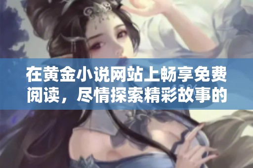 在黄金小说网站上畅享免费阅读，尽情探索精彩故事的无限可能