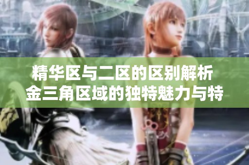 精华区与二区的区别解析 金三角区域的独特魅力与特点揭秘
