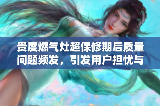 贵度燃气灶超保修期后质量问题频发，引发用户担忧与讨论