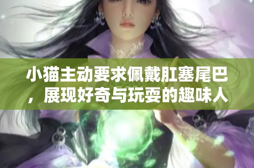小猫主动要求佩戴肛塞尾巴，展现好奇与玩耍的趣味人生