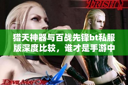 猎天神器与百战先锋bt私服版深度比较，谁才是手游中的王者选择