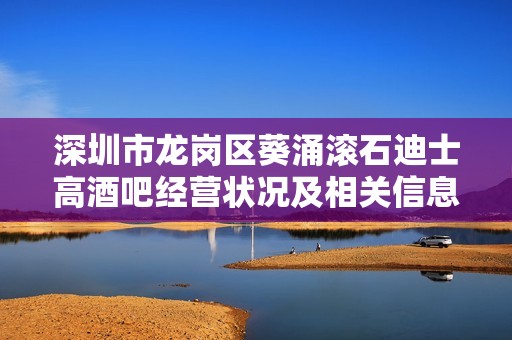 深圳市龙岗区葵涌滚石迪士高酒吧经营状况及相关信息分析