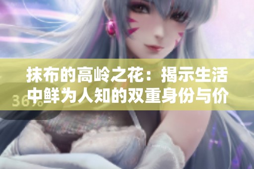 抹布的高岭之花：揭示生活中鲜为人知的双重身份与价值