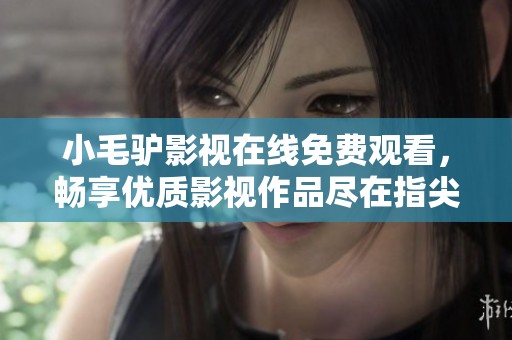 小毛驴影视在线免费观看，畅享优质影视作品尽在指尖体验