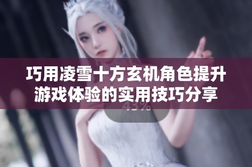 巧用凌雪十方玄机角色提升游戏体验的实用技巧分享