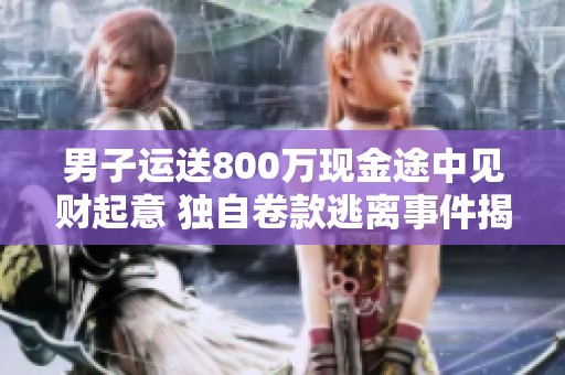 男子运送800万现金途中见财起意 独自卷款逃离事件揭秘