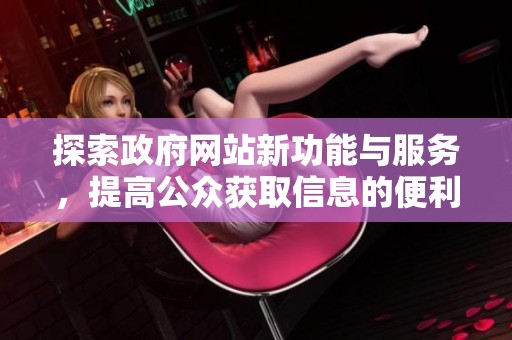 探索政府网站新功能与服务，提高公众获取信息的便利性和效率