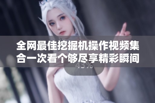 全网最佳挖掘机操作视频集合一次看个够尽享精彩瞬间
